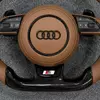 Flat bottom design of JIONX carbon fiber steering wheel for Audi A4 A5