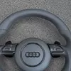 JIONX Audi perforated leather steering wheel with premium grip detail