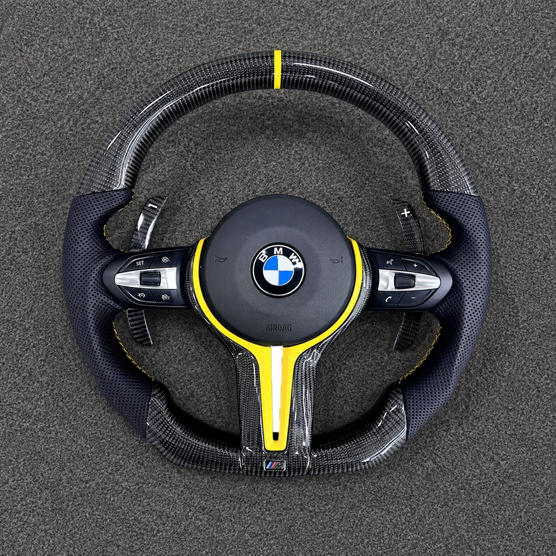 Custom Real Carbon Fiber Steering Wheel for BMW X5 G05 / X5 M F95 2019-2026 | JIONX