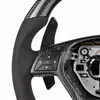 Alcantara and Carbon Fiber Steering Wheel for Mercedes-AMG A-Class, C-Class, E-Class, CLA, and CLK