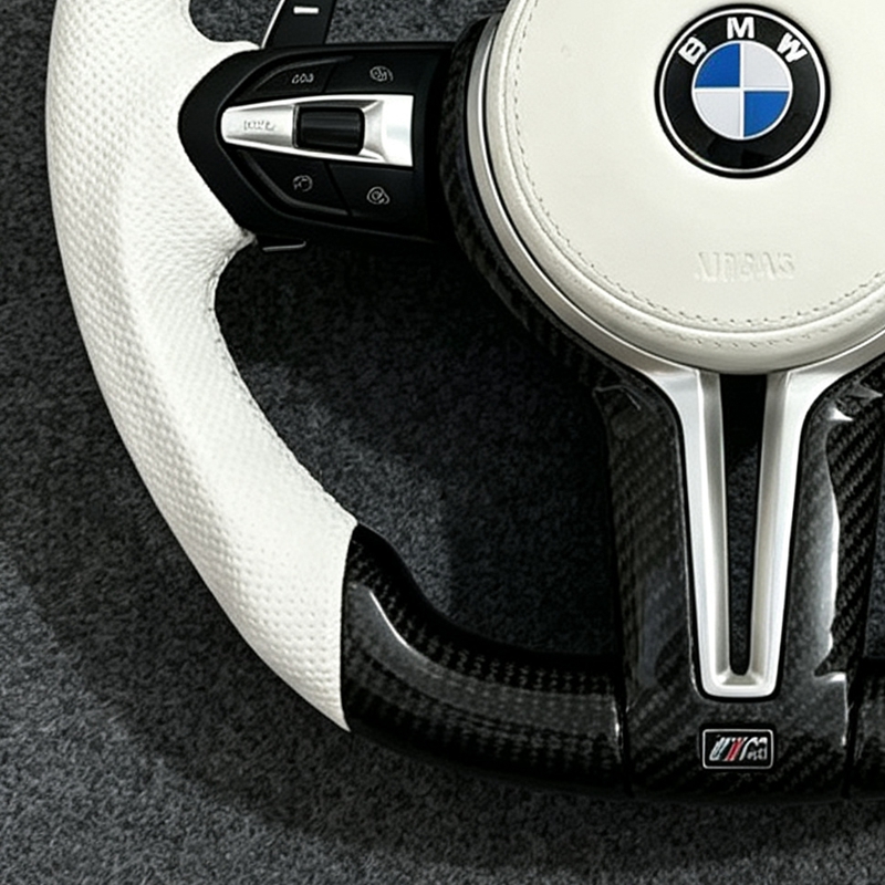 Carbon Fiber Steering Wheel For BMW F30 F10 F31 F20 F25 F22 F36 F33 F32 F80 F82 F11 F18 F01 M5 Series Car Accessories