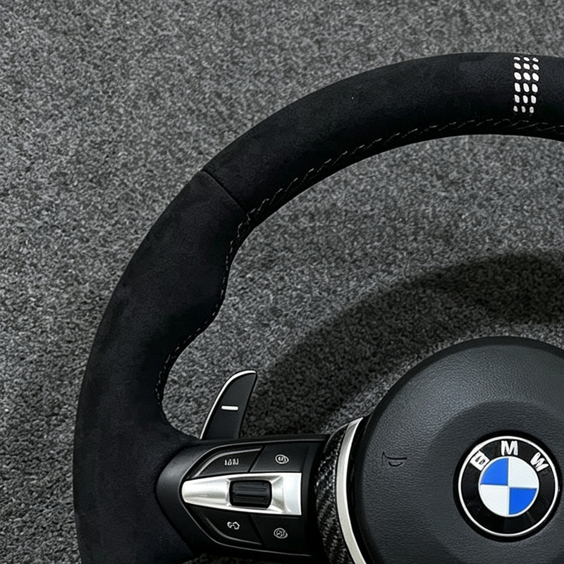 Suitable for BMW 3M 5M M2 M3 M4 M5 M8 F06 F07 F10 F12 F15 F16 F20 F22 F30 F31 carbon fiber steering wheel