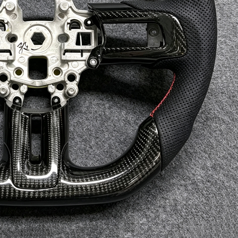 Custom Ford Mustang 2022 2025 2010 2021 2006 2003 2008 S550 2011 2012 Ecoboost 2002 2004 Carbon Fiber Steering Wheel Volante