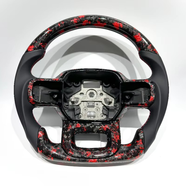 Custom Forged Carbon Fiber Steering Wheel Ford Ranger Raptor F150 Steering Wheel for Ford Ranger for Ford Ranger Accessories