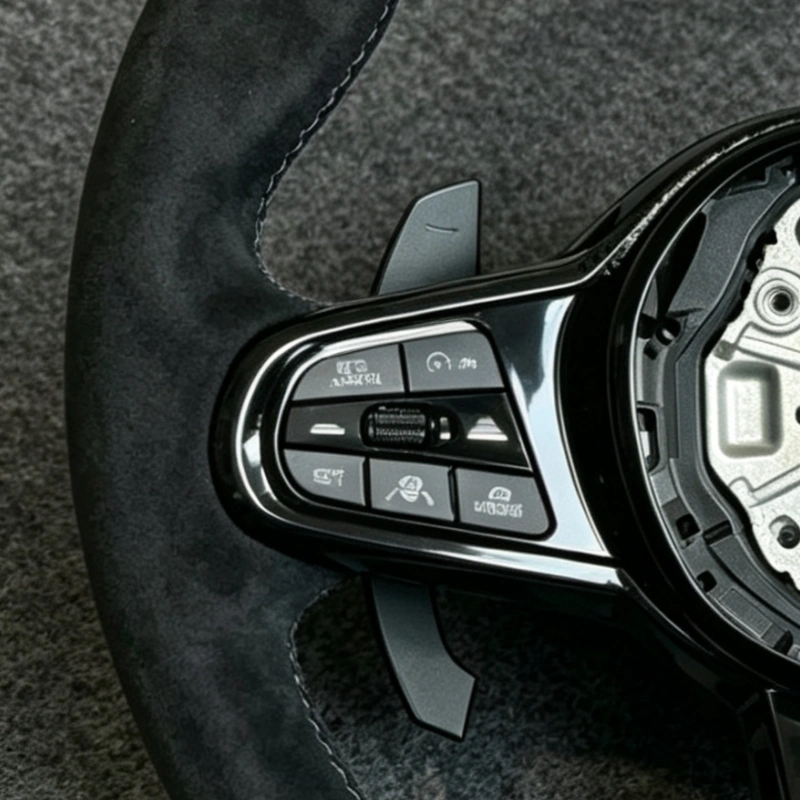 Custom Alcantara Steering Wheel for BMW G20 G28 G22 G23 G80 G82 G30 G38 G32 X3 X4 X5 X6 X7