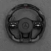 Customized Custom Carbon Fiber Leather Car Steering Wheel For Mercedes Benz W204 W205 W207 W211 W212 W213 W221 AMG Steering Whee