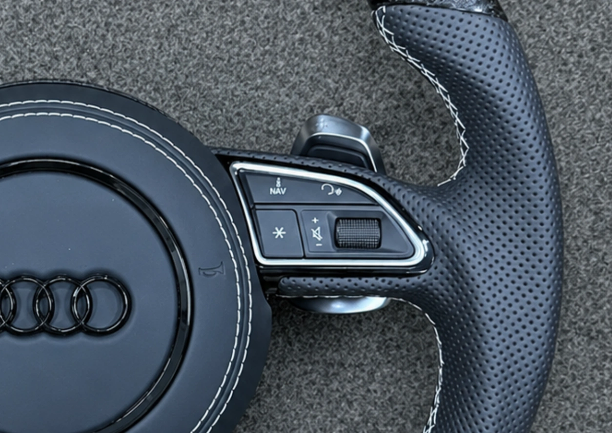 Original multifunction buttons retain for Audi B8 steering wheel JIONX