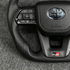 Toyota Steering Wheel Leather Peach Wood Grain for Land Cruiser LC200 Prado FJ79 FJ200 LC100 Alphard Upgrade Replacement