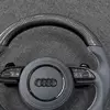 Original multifunction buttons, media and cruise control for Audi carbon steering wheel