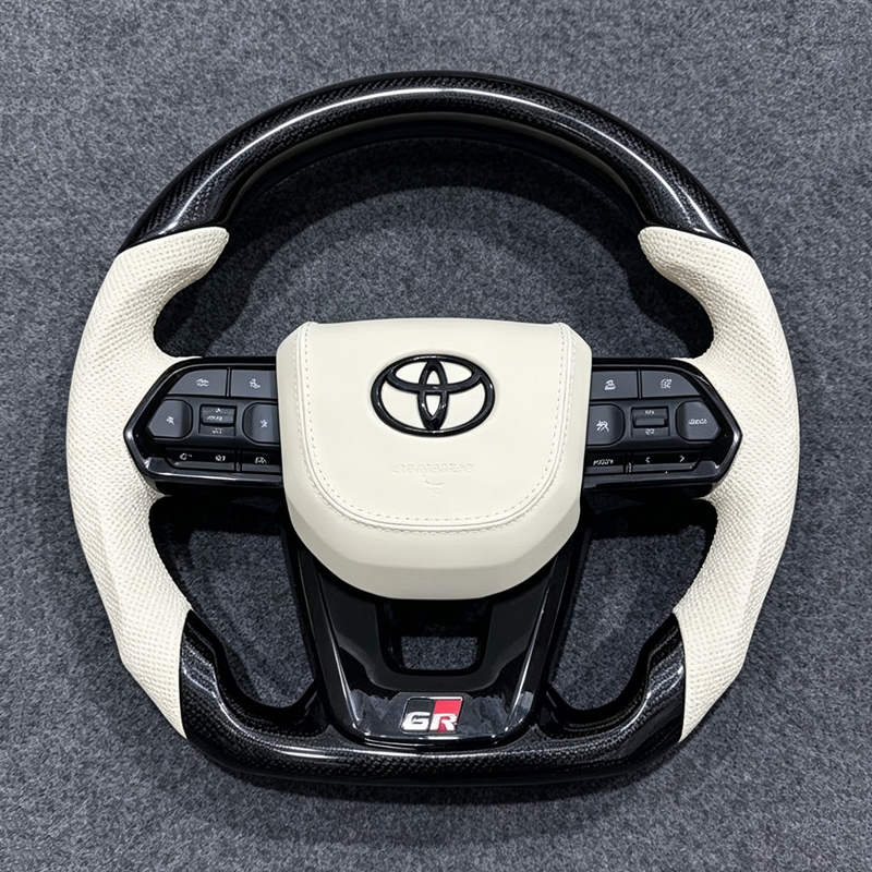 In Stock for Toyota Hilux Fortuner Camry Land Cruiser Corolla Hiace 86 Mark X Prado 120 yaris rav4 Leather Gr Steering Wheel