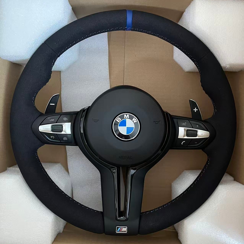 Carbon Fiber Steering Wheel For BMW F30 F10 F31 F20 F25 F22 F36 F33 F32 F80 F82 F11 F18 F01 Leather Car Steering Wheel