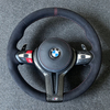 In Stock CS Style Alcantara Steering Wheel for BMW F30 F31 M2 F87 M3 F80 M4 F82 F85 F90 X5 F15 E70 E90 M5 F01 F02 F10 F20 F22