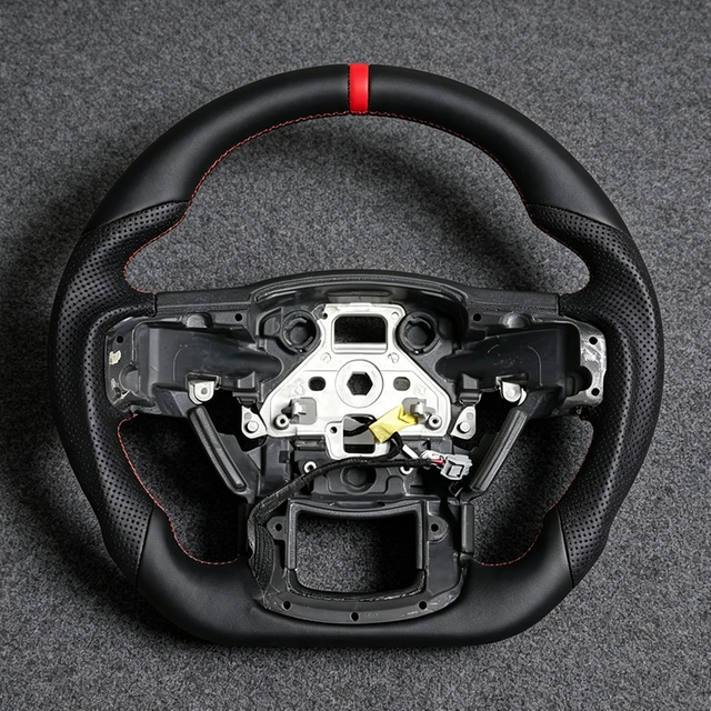 Factory Car Steering Wheel Fit for Ford Raptor F150 2015 2016 2017 2018 2019 Full Leather Steering Wheel