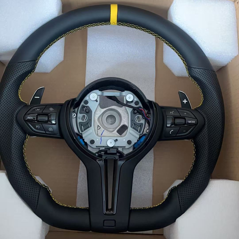 F10 F11 F15 F16 F20 F30 F31 F32 F36 E70 E71 E84 E87 E90 M3 M4 Manual Automatic Leather Sport Interior Steering Wheel For BMW