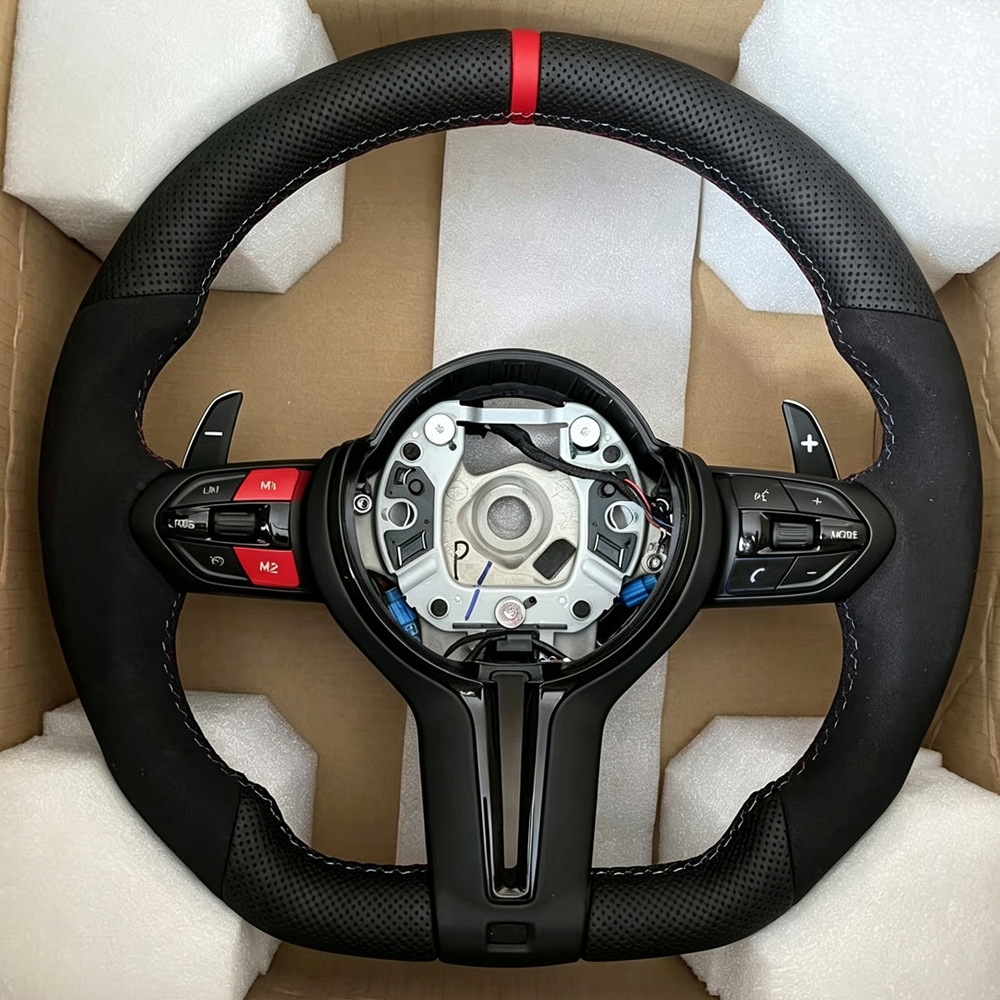 BMW F10 F11 F30 F31 F34 F32 F33 F36 F20 F21 F22 F23 steering wheel carbon fiber assembly automotive steering wheel