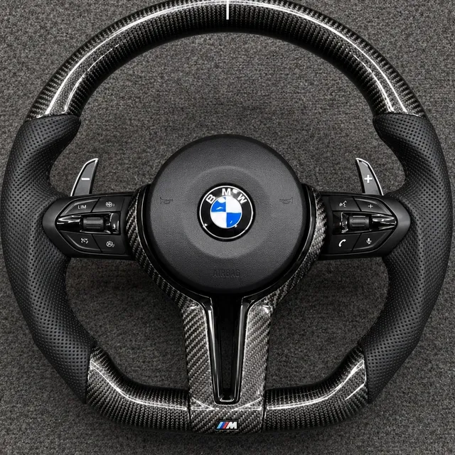 For BMW X3 G01 2018–2024 / X3 M F97 2019–2021 Custom Real Carbon Fiber Sport Steering Wheel | JIONX