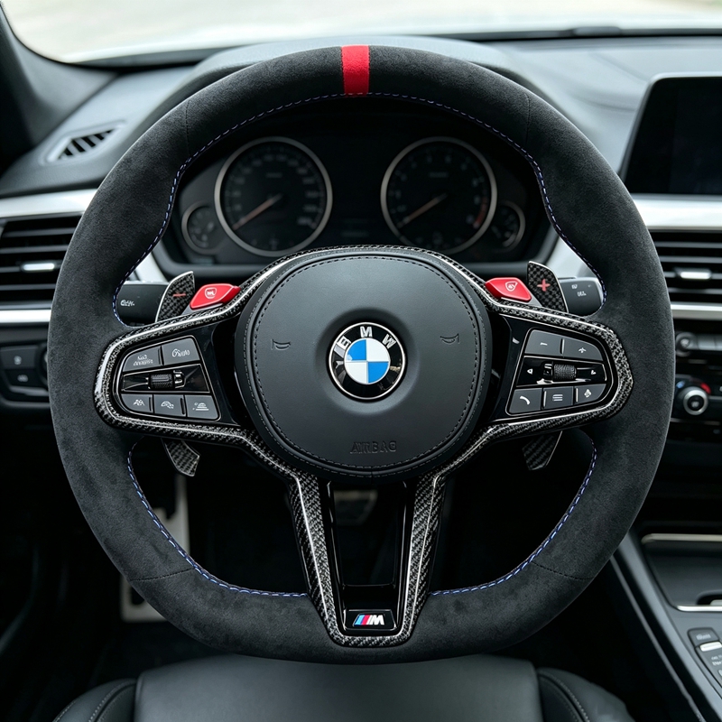 Wholesale CS Sports Style LCI Steering Wheel for BMW G05 G20 G30 G01 G42 X3 G80 F07 F10 F13 F15 F16 F30 F80 M140i