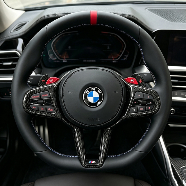 Wholesale CS Sports Style LCI Steering Wheel for BMW G05 G20 G30 G01 G42 X3 G80 F07 F10 F13 F15 F16 F30 F80 M140i