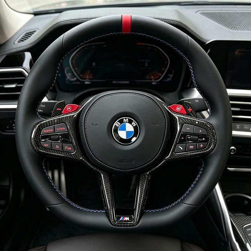 Wholesale CS Sports Style LCI Steering Wheel for BMW G05 G20 G30 G01 G42 X3 G80 F07 F10 F13 F15 F16 F30 F80 M140i