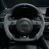 JIONX Audi flat bottom steering wheel installed in vehicle interior