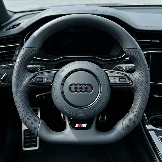 JIONX Audi sport steering wheel upgrade interior view