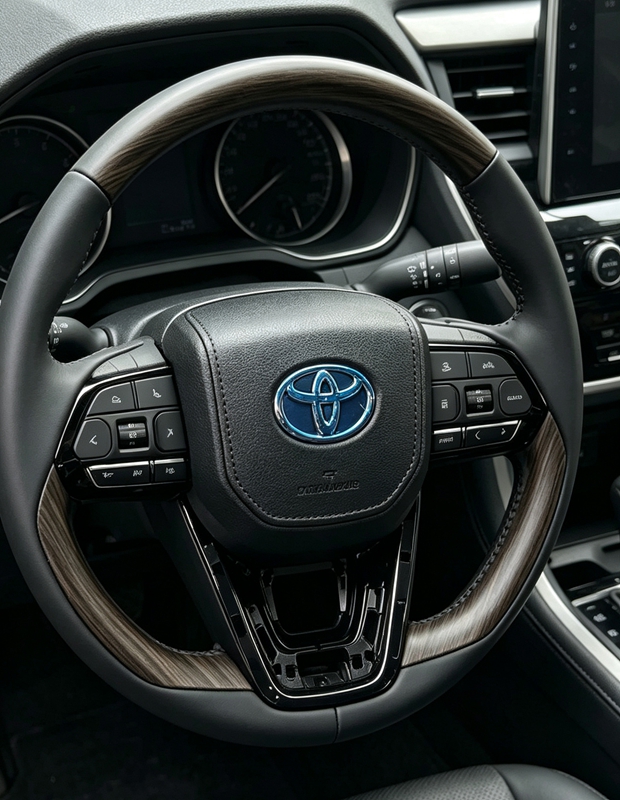 In Stock for Toyota Hilux Fortuner Camry Land Cruiser Corolla Hiace 86 Mark X Prado 120 yaris rav4 Leather Gr Steering Wheel