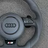 JIONX Audi steering wheel with multifunction buttons and S badge