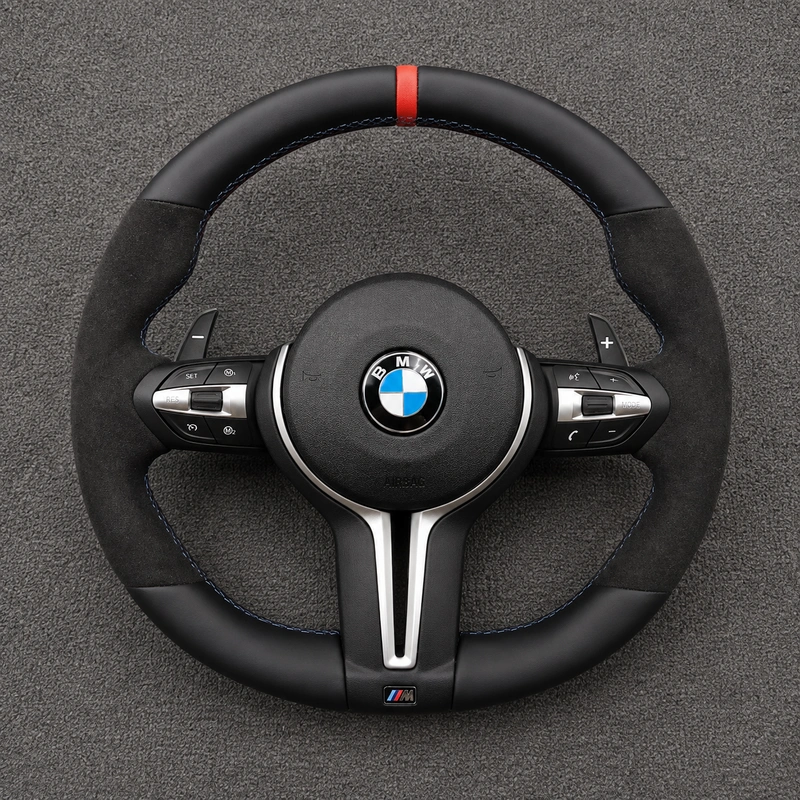 Nappa Leather Custom Steering Wheel for BMW 5 Series M5 2011–2017 -JIONX