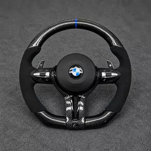 BMW X3 F25 Carbon Fiber Steering Wheel Blue Stripe