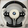 BMW F30 F20 F48 M3 F80 F25 E90 E87 X5 E70 F01 F10 steering wheel black perforated leather sports upgrade accessory assembly