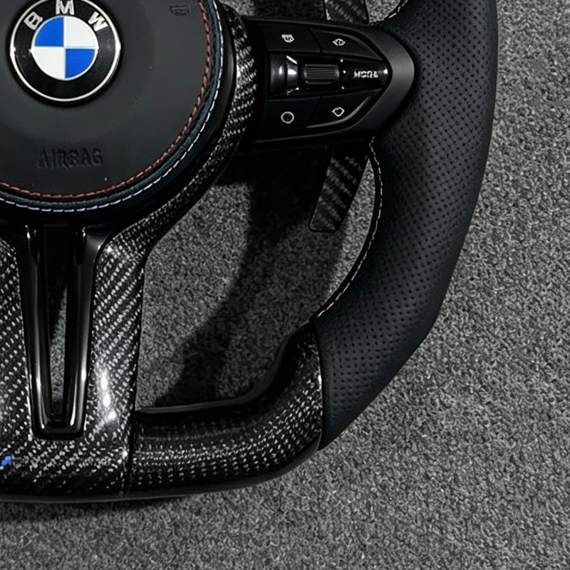 Full Leather LED Steering Wheel for BMW F10 F20 F30 F32 F36 M3 F80 M4 F82 M2 F87 M5 F90 X6 E71 E90 E92 E93