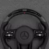 Customized Custom Carbon Fiber Leather Car Steering Wheel For Mercedes Benz W204 W205 W207 W211 W212 W213 W221 AMG Steering Whee