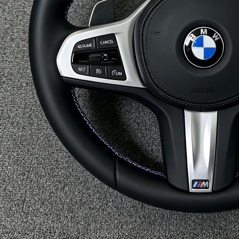for BMW G20 G21 G22 G30 G31 X3 X4 X5 X6 G01 G02 G05 G80 G29 M2 M3 M4 2017-2026 Custom LED Rpm Forged Carbon Fiber Steering Wheel