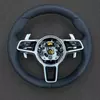Sports Leather Steering Wheel Suitable for Porsche Cayenne, Macan, Panamera, 996 911 718 987 970 958 991 And 981 Models