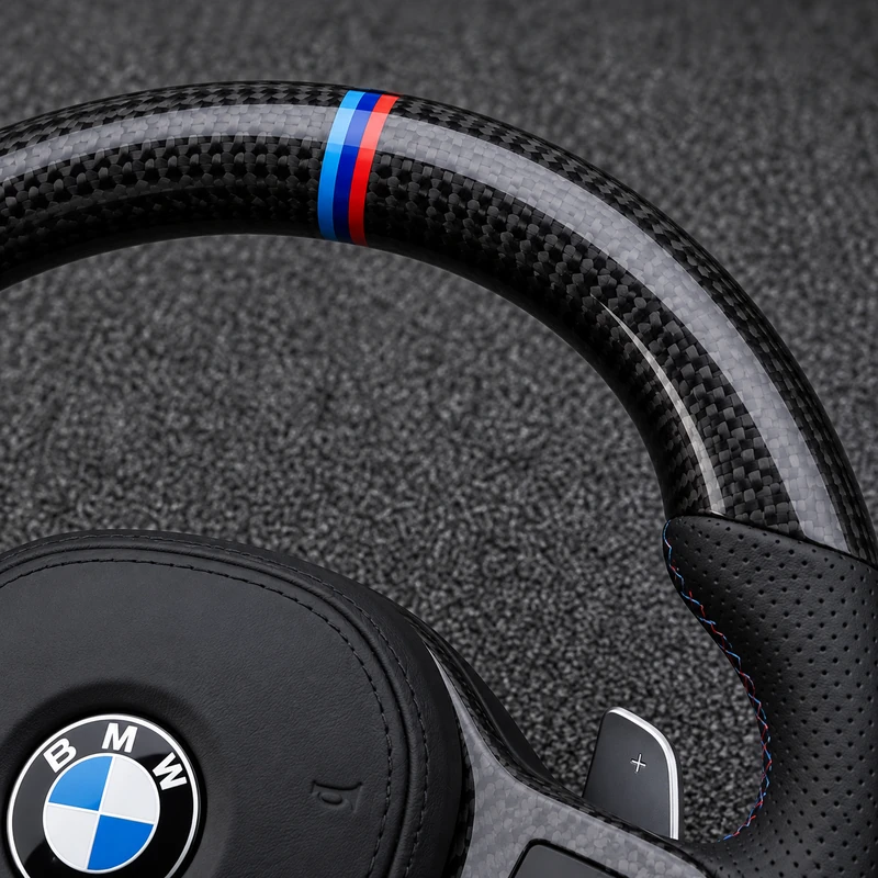 BMW 3 Series E46 / M3 E46 1998–2006 Custom Steering Wheel | JIONX