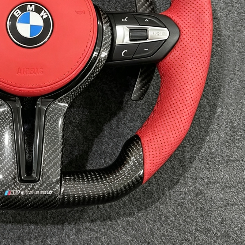 For BMW F30 F34 F35 F32 F33 F36 F36 F82 F80 F83 Full Leather Steering Wheel