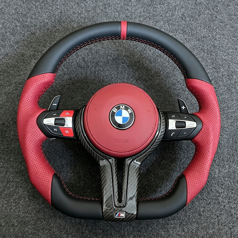 M Sport Car Steering Wheel for BMW M3 M5 F10 F13 F15 F20 F22 F23 F30 F33 F34 X1 F48 X5 F15 X3 F25 F80 E90 E71 E84 Steering Wheel