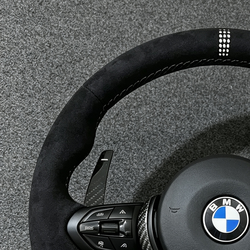 BMW Sport Interior Leather Steering Wheel F10 F11 F20 F21 F22 F30 F31 F32 F36 F80 F82 M3 M4 M Sport for BMW Models