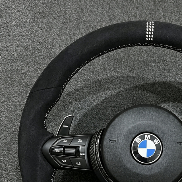 Carbon Fiber Steering Wheel for BMW F01, F02, F10, F20, F30, F32, F80, F82, E90, E91, E92, E93, E70, E71, E72, E53
