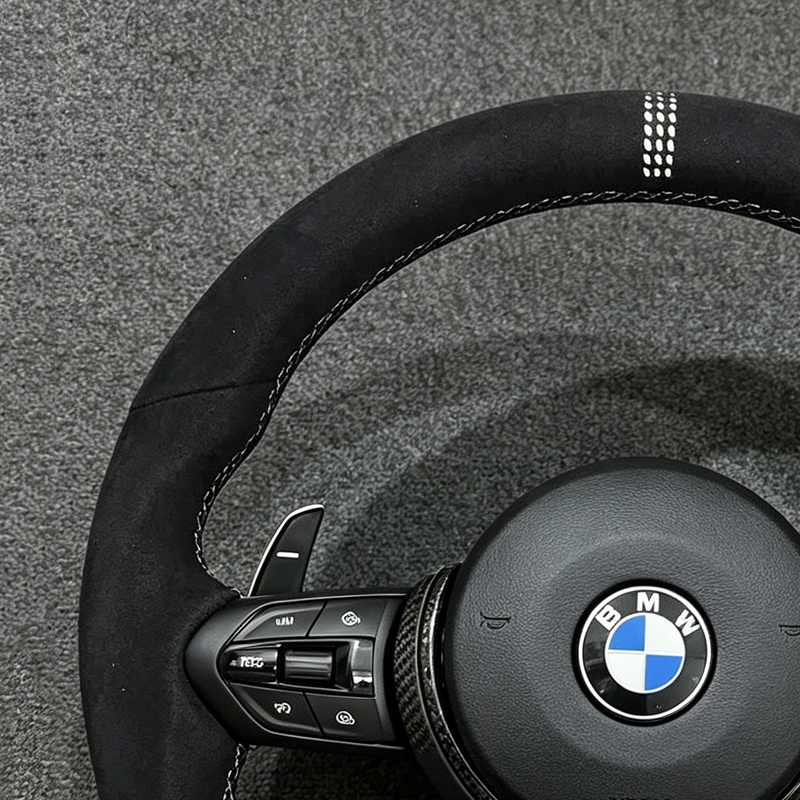 Carbon Fiber Steering Wheel for BMW F01, F02, F10, F20, F30, F32, F80, F82, E90, E91, E92, E93, E70, E71, E72, E53