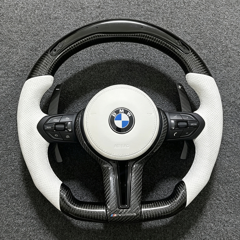 M Upgraded Steering Wheel For BMW M Sport Carbon Fiber Parts For F10 F12 F30 F32 F34 F45 F22 F39 F15 F16 F25 F26 M3 M5 M6