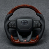GR Leather Steering Wheel for Toyota Land Cruiser camry Hiace corolla Prado LC250 LC200 Lc300 Hilux Fortuner LC76 LC79