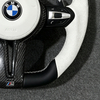 Interior M Series Leather Steering Wheel BMW M3 M5 F20 F22 F23 F30 F33 F34 X1 F48 X5 F15 X3 F25 F80 E90 E70 E84 With Paddles