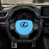 Carbon Fiber And Genuine Leather Steering Wheel for Lexus CT ES IS LX NX RC And RX Models