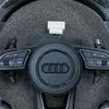 Gloss Carbon Fiber Shift Paddle Detail For Custom Audi B9 LED RS Steering Wheel JIONX