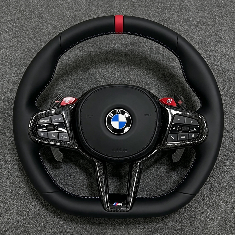 BMW Full Sport Steering Wheel for BMW G20 G22 G30 G31 M2 G87 M3 G80 M4 G82 G42 M5 F90 F80 F82 F95 X3M F97 M340i M440i
