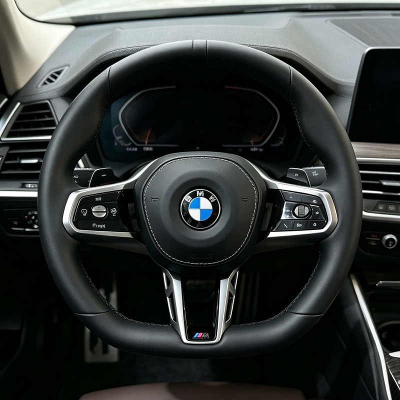 CS Sports Steering Wheel Carbon Fibre for G01 G02 G05 G06 G20 G21 G22 G26 G29 G30 G32 G42 G80 X3 X4 X5 Car Accessories G G11 g12