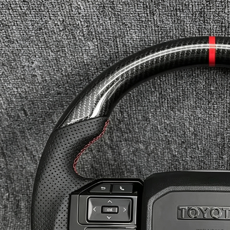 Toyota Hilux Fortuner Land Cruiser Corolla Hiace 86 Mark X Prado 120 yaris rav4 Leather Gr Steering Wheel