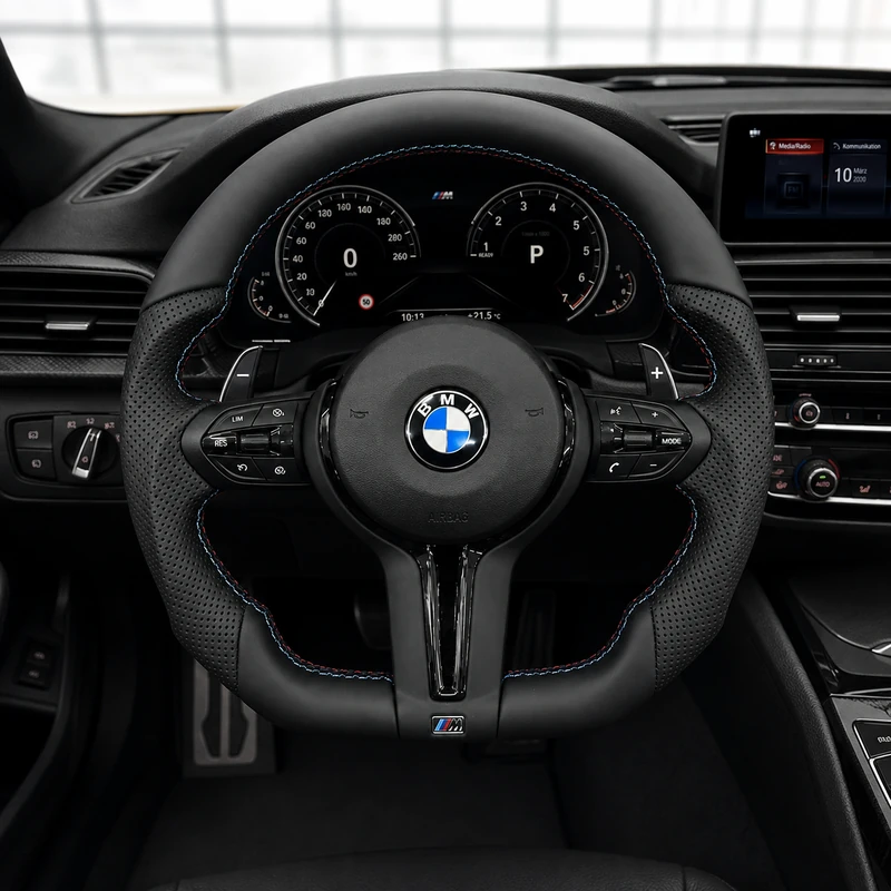Custom Leather Steering Wheel for BMW X3 F25 2011-2017 | JIONX