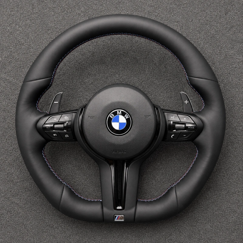 Nappa Leather Custom Steering Wheel for BMW 5 Series M5 2011–2017 -JIONX